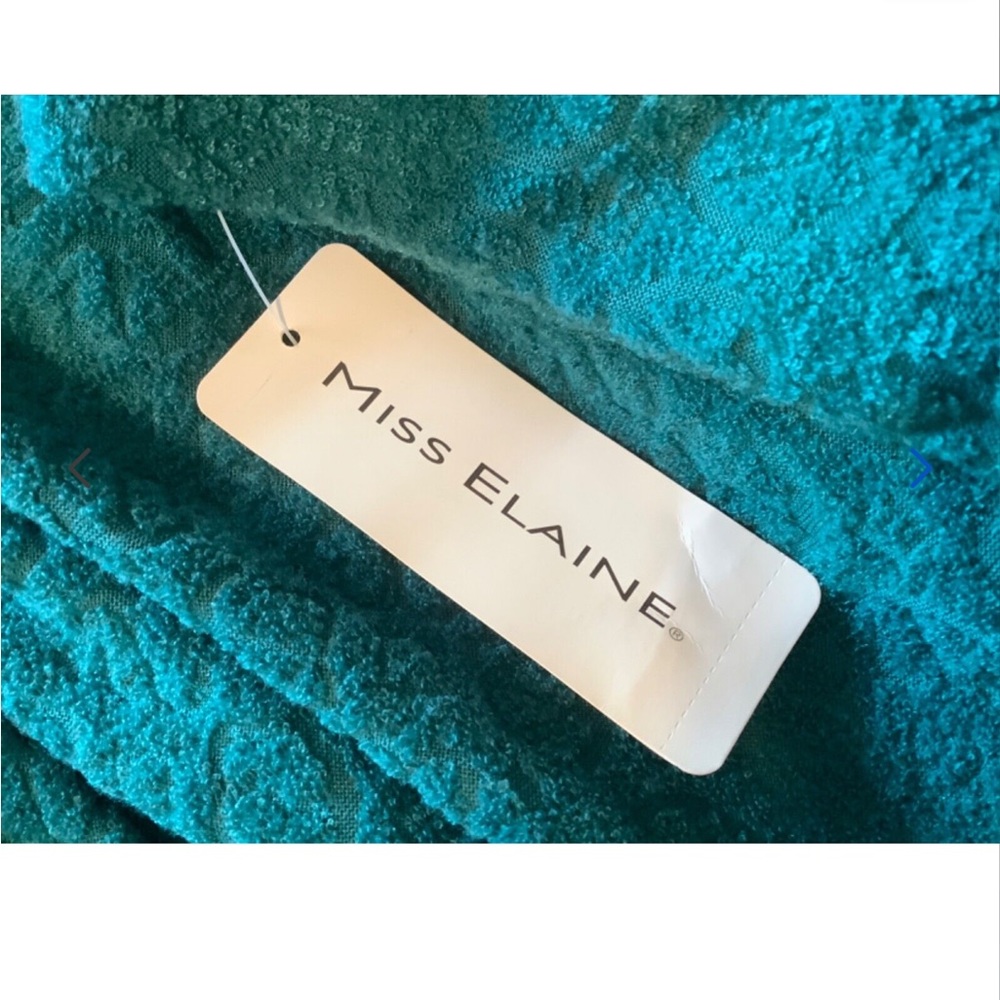 Miss Elaine Teal Robe - Picture 4 of 10